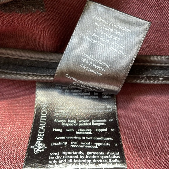 MACKAGE Phyllis Wool Blend Coat in Black - Picture 12 of 13